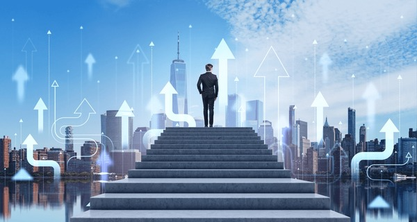 Executive boardroom prime contract negotiations